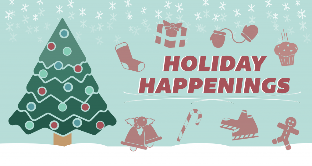 Holiday happenings flyer